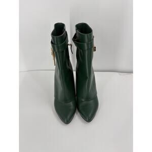 Emerald Green Givenchy Shark Lock Ankle Boots